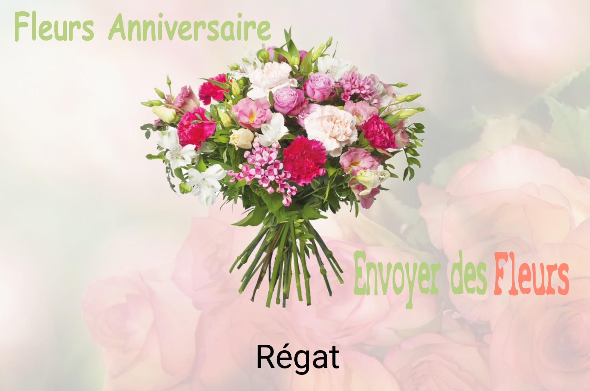Bouquet de fleurs d’anniversaire livré à Régat